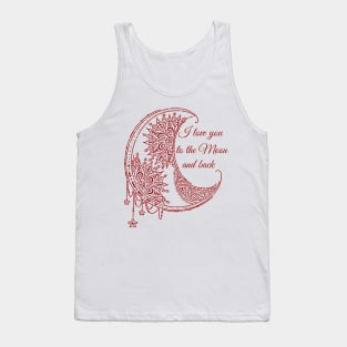 I Love You To The Moon Tank Top